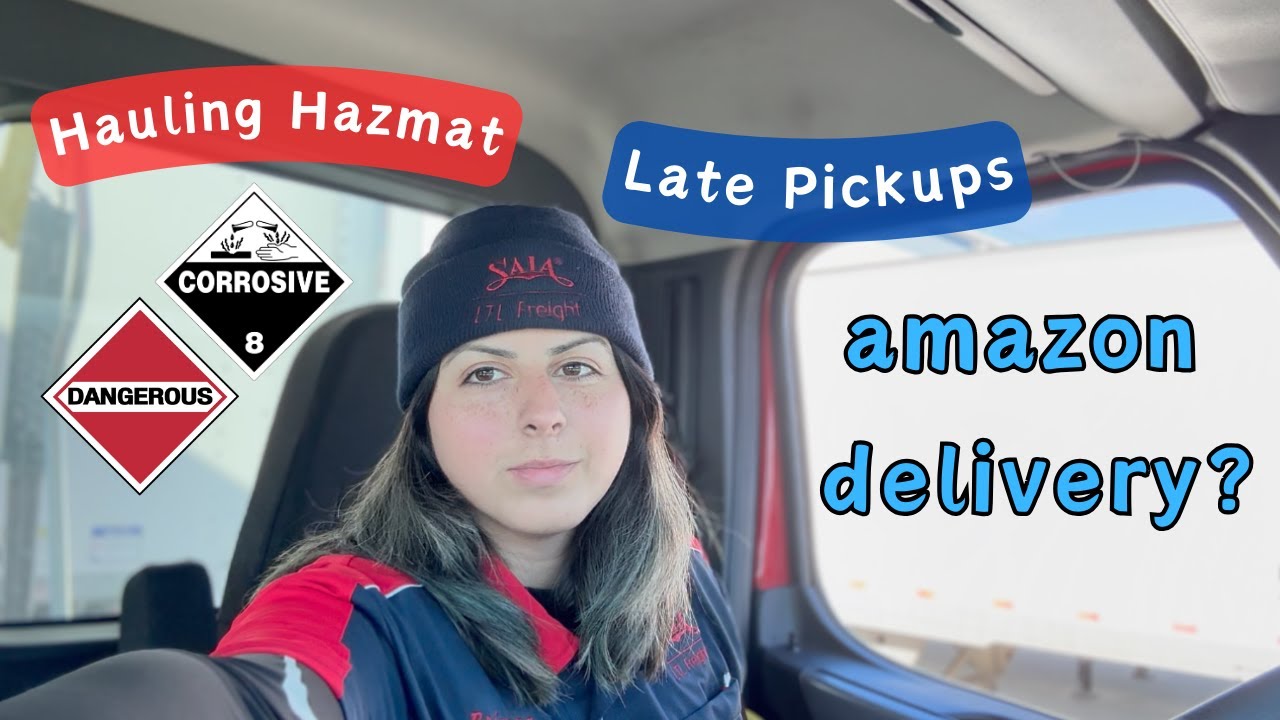 Trucking Vlog | Hauling Hazmat | Amazon Delivery?