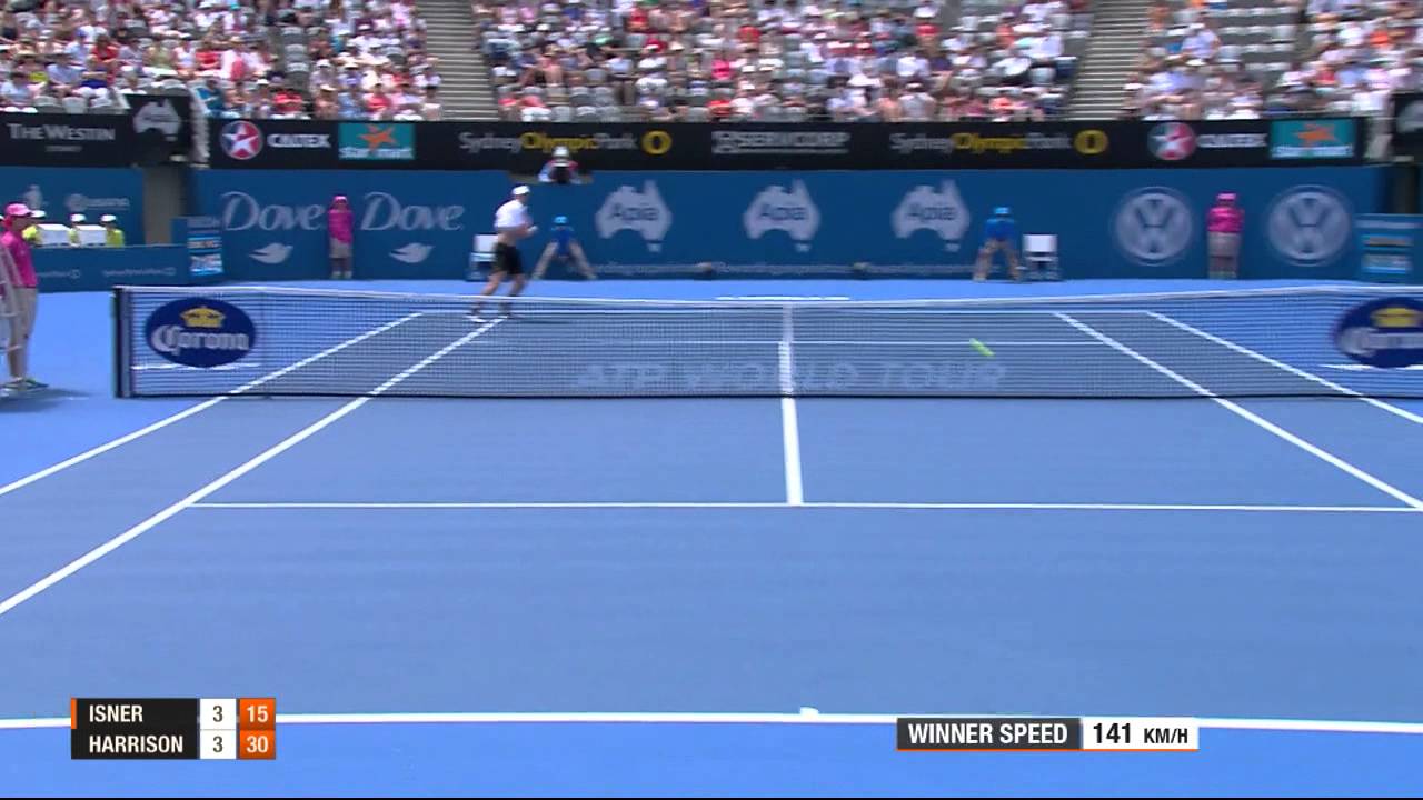 John Isner v Ryan Harrison - Full Match Men's Singles Rd 2: Apia International Sydney 2013