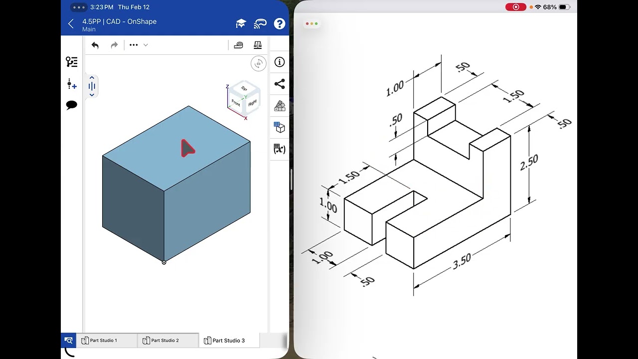 OnShape - 4.5.PP | Drawing #3