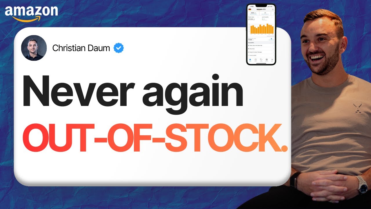 Never run Out-Of-Stock again with this 8-figure Amazon FBA Inventory Control Chart