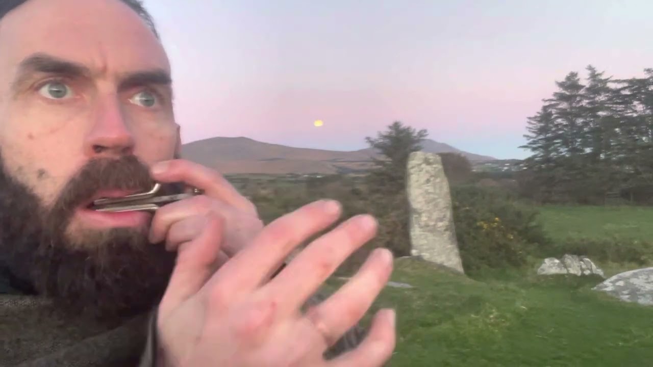 Jaw harp live from Derreenataggart stone circle.