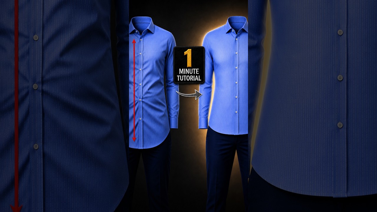 How To Shorten A Dress Shirt (Keep The Curved Hem!)