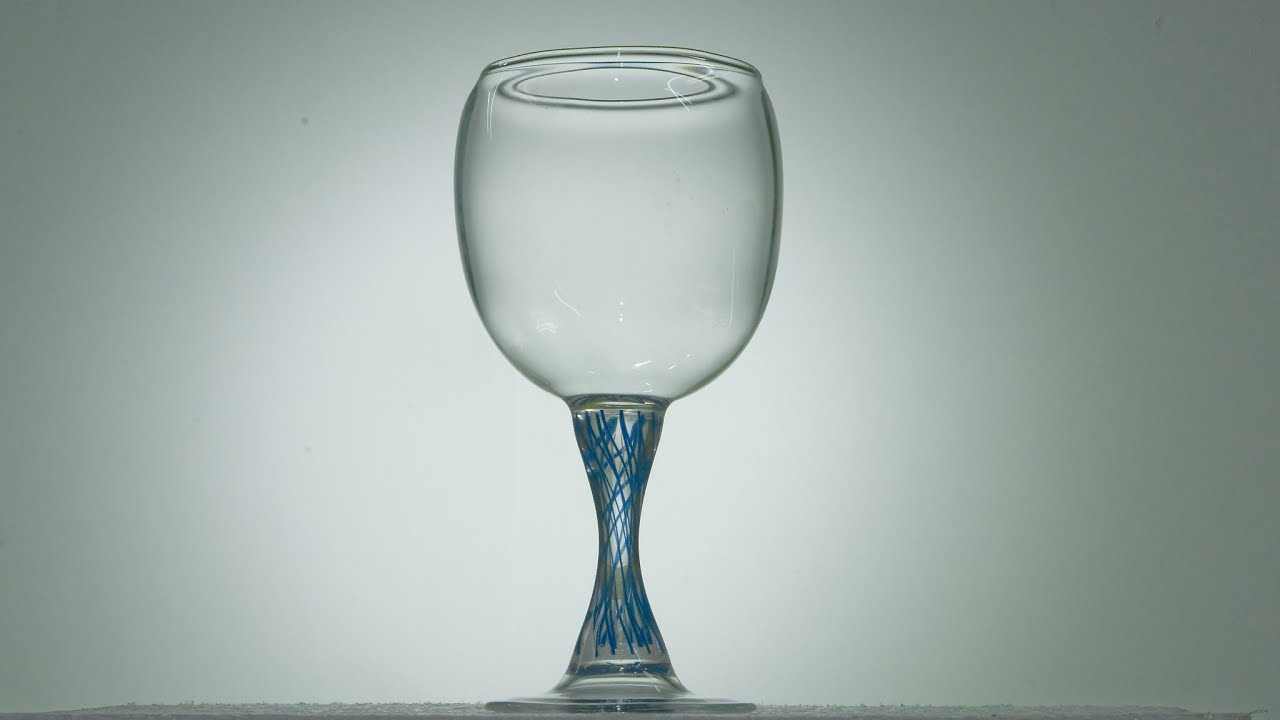 Making a wine glass on the Experimental Glass Lathe Prototype
