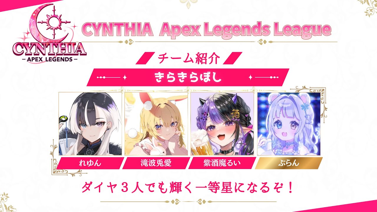 【#CYNTHIA Apex Legends LEAGUE】week1　with　ゆんゆん/るいちゃ(※ほとんどコメ読めないです）