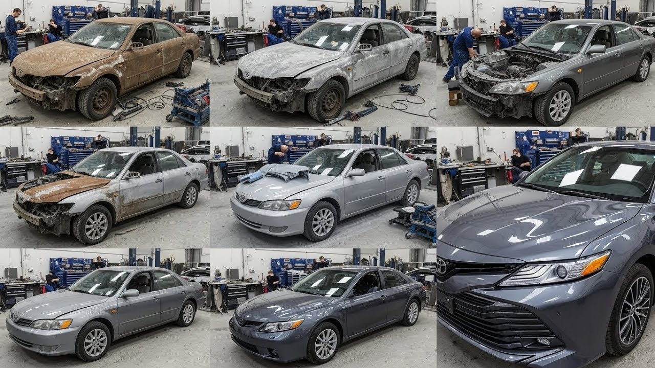 Old Toyota Camry restoration