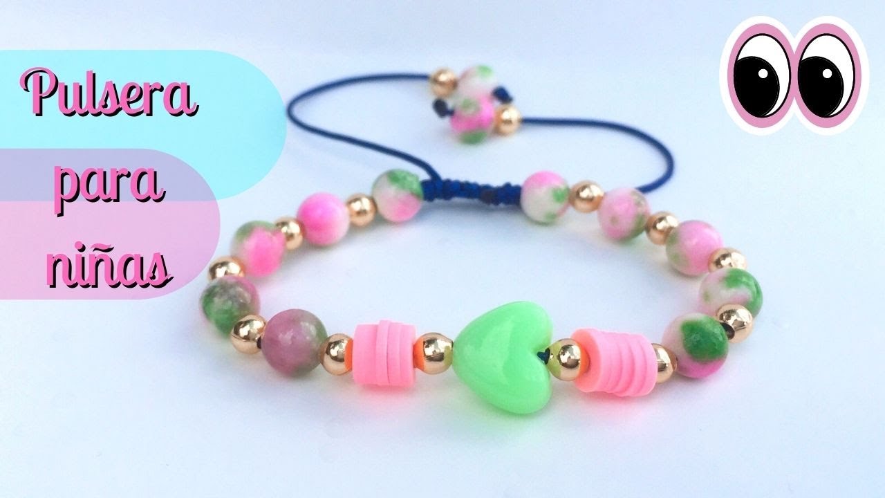 ✔PULSERA DE HILO PARA NIñAS CON NUDO CORREDIZO MUY FACIL DE HACER CON @PulserasCreativas