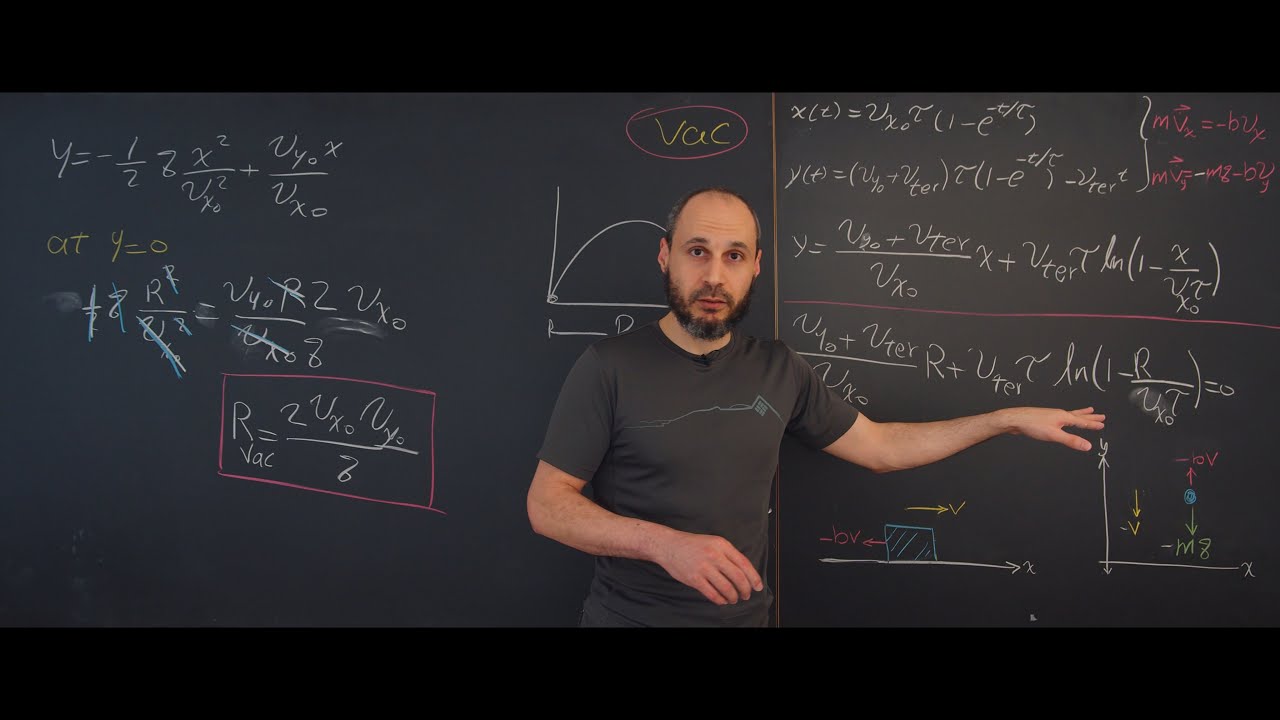 17-Projectiles Equation (1) | معادلة المقذوفات