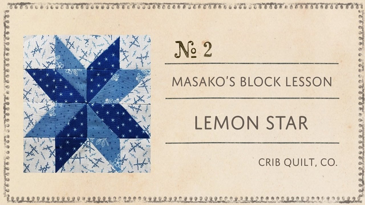 ブロックレッスン②レモンスター(Masako's 2nd Block Lesson 