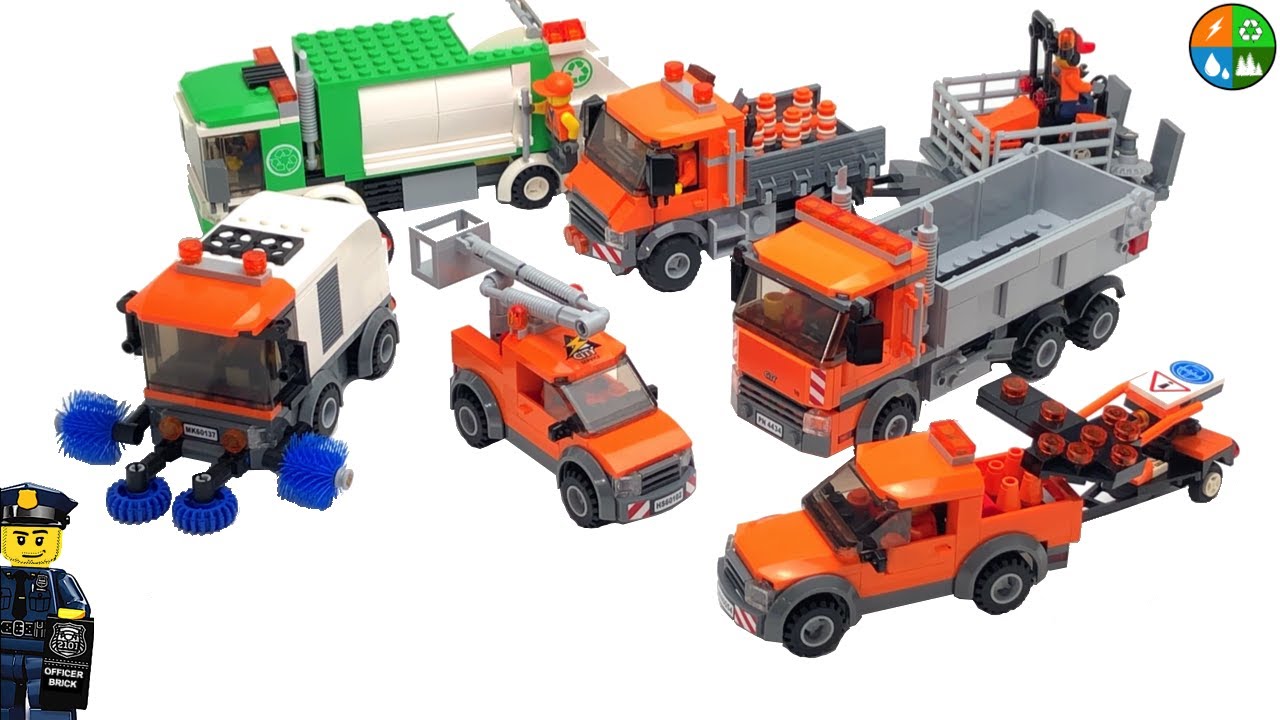 LEGO City Public Works Vehicles & Waste Collection Truck