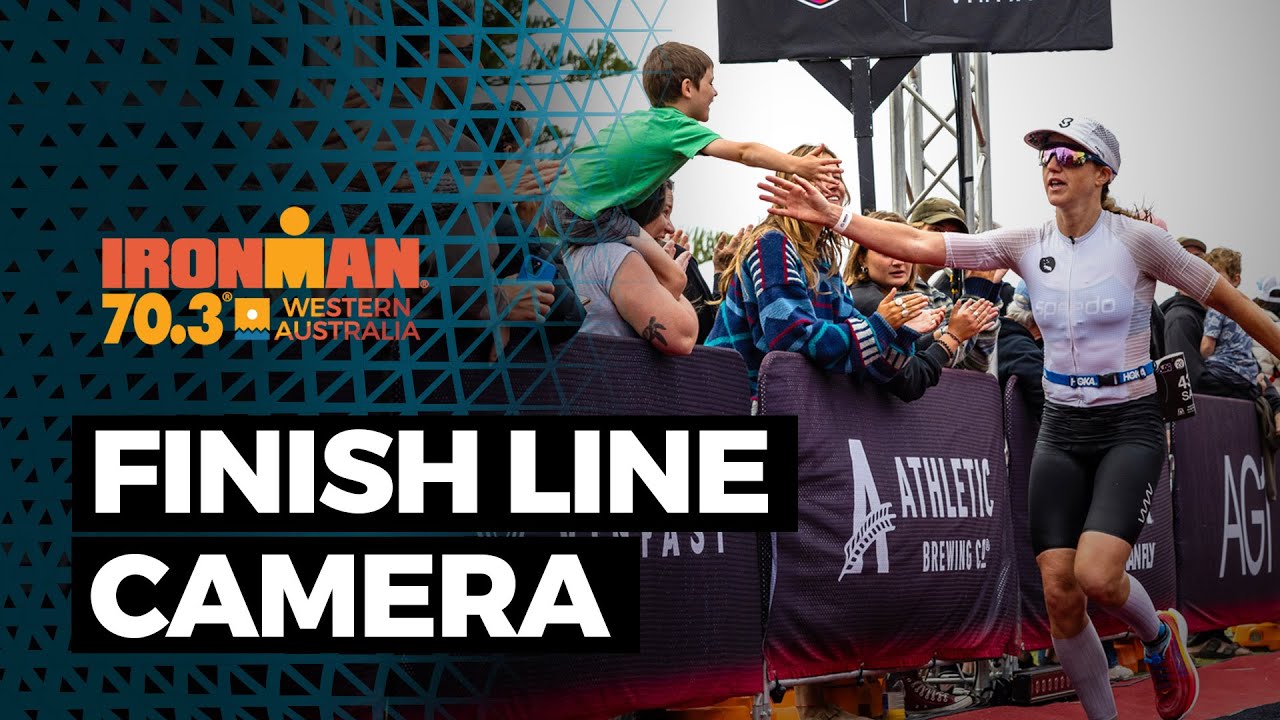 2025 IRONMAN 70.3 Western Australia | Finish Line Camera