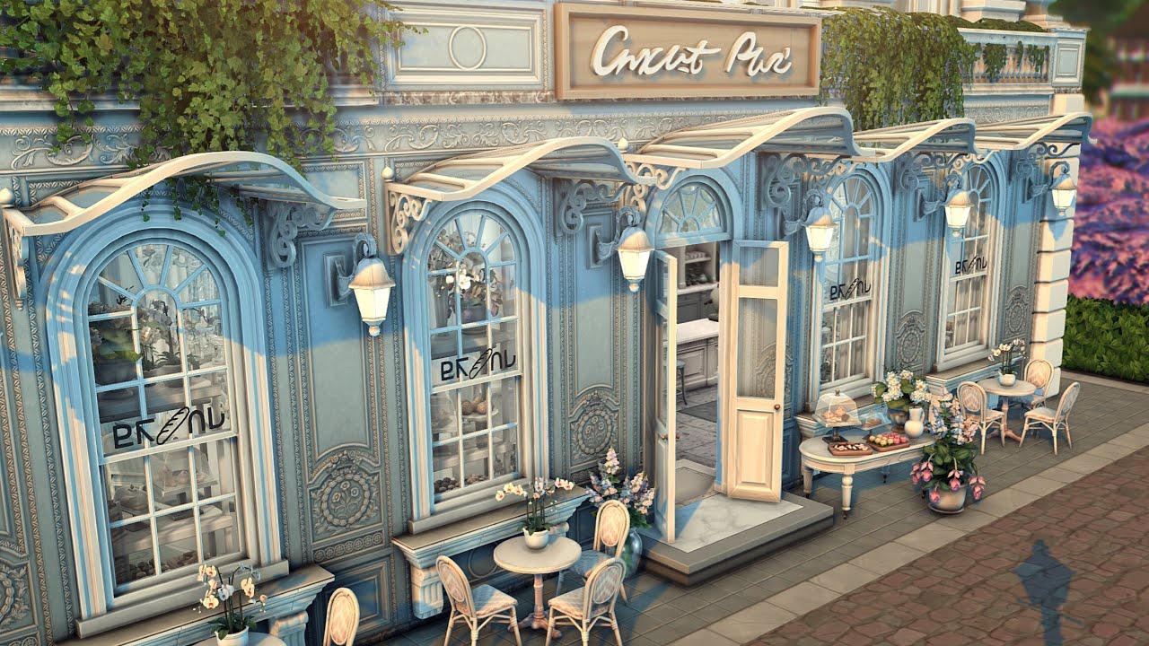 Парижская пекарня || The Sims 4 Скоростная сборка