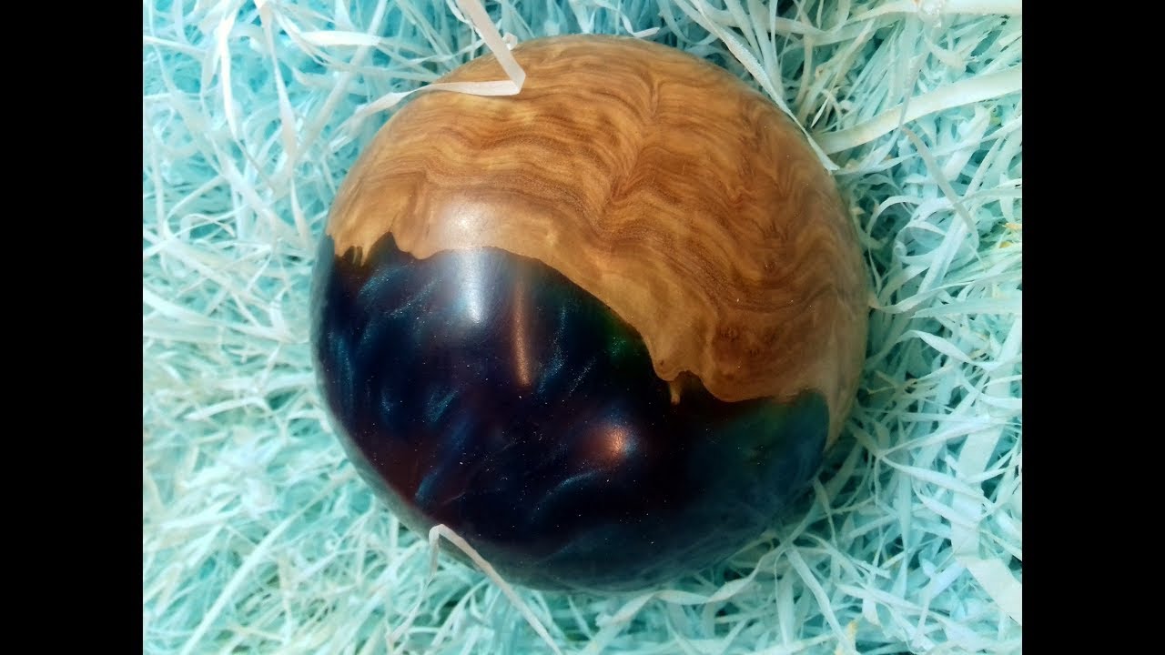 Woodturning - Hybrid Sphere Time lapse