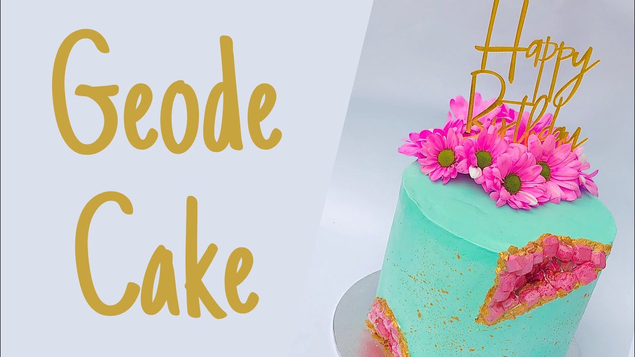How to Make Geode Cake || Crystal Cake Tutorial