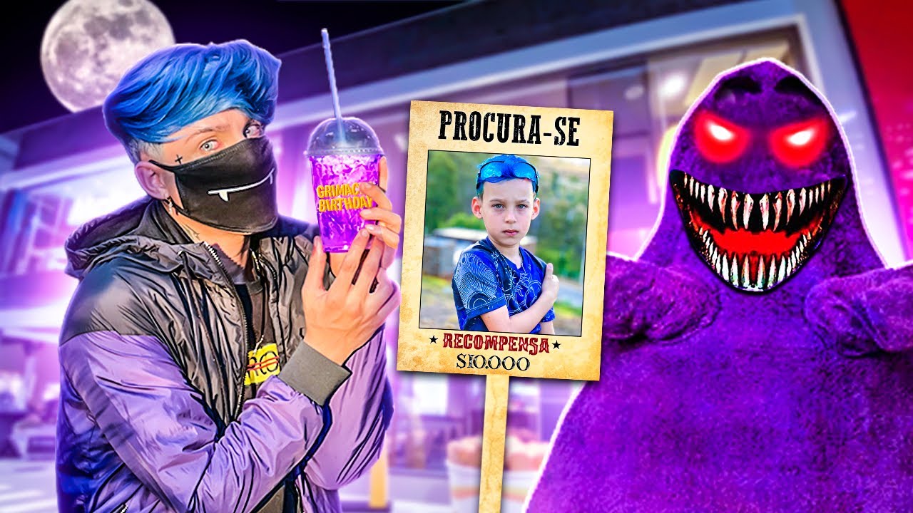 MEU IRMÃO DESAPARECEU E AGORA? (Grimace shake)