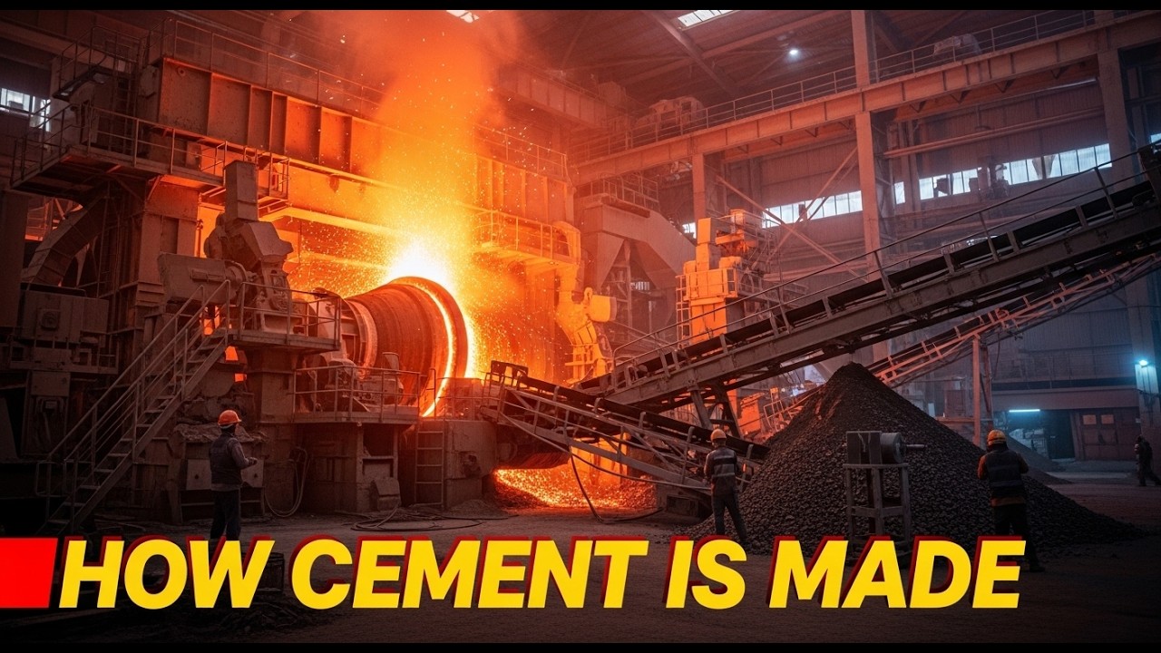 Inside the Cement Factory How Mega Construction Material Is Mass Produced Full Process