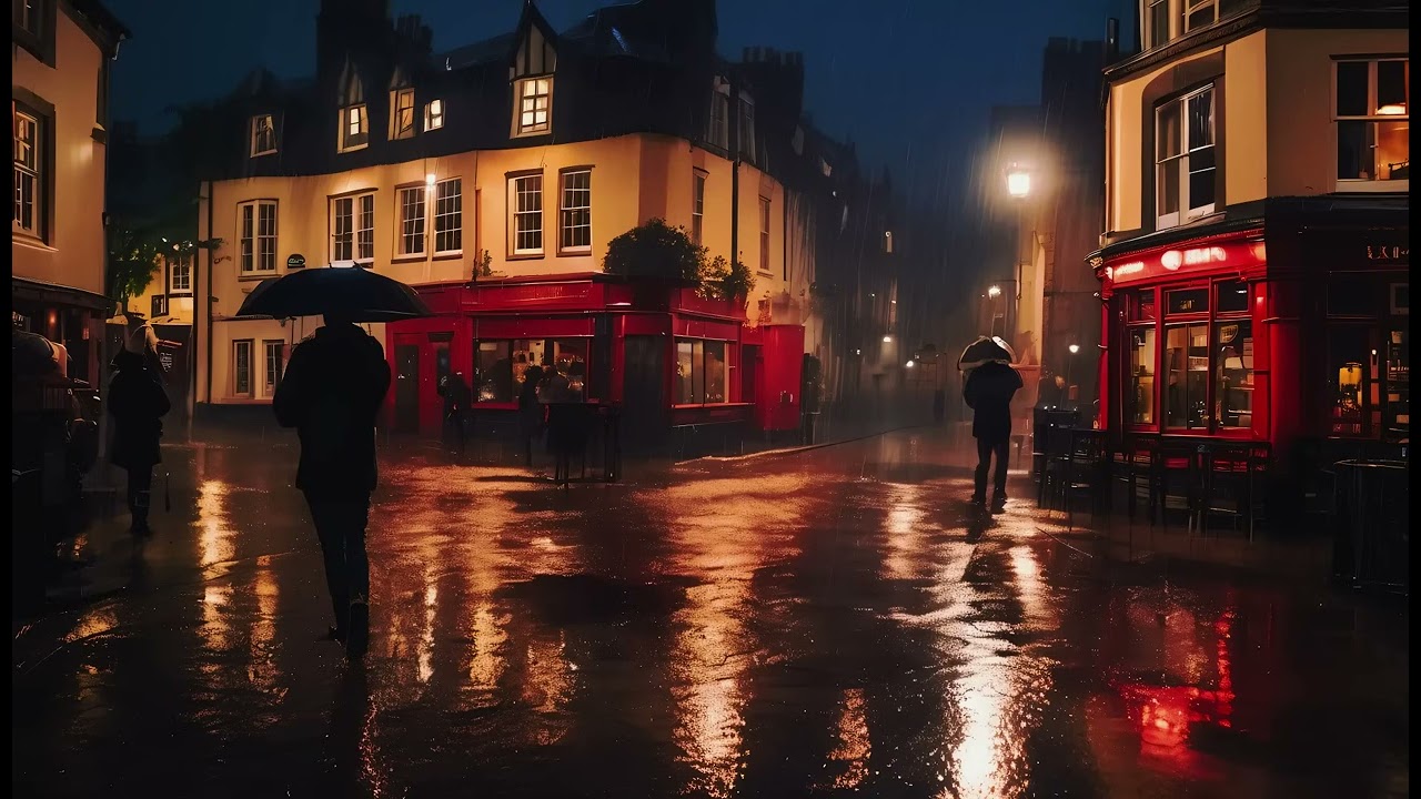 Serenidade - Vincenzo Crimaco (Slowed + Reverb) with Rain | Deep Relaxation & Inner Peace