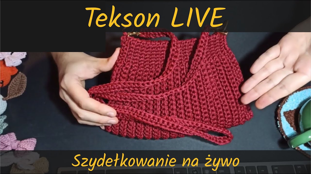 TEKSON NA ŻYWO: Cześ! 👋🏼 Bordowa torebka 👜 Part 3 (ostatni) 🥳