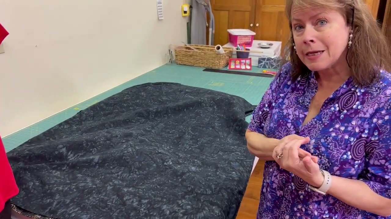 How to make a quilt back using 44