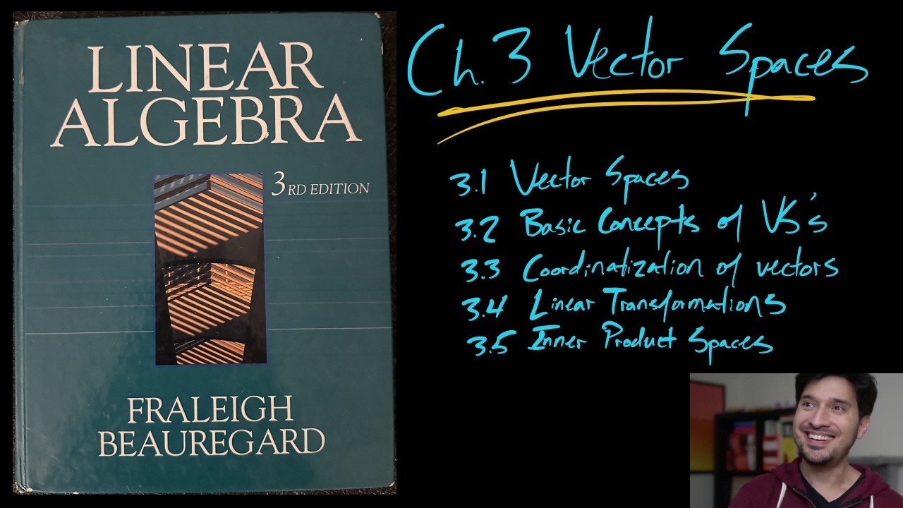 Day 12 – Practicing Math Live (Ch 3. Vector Spaces)