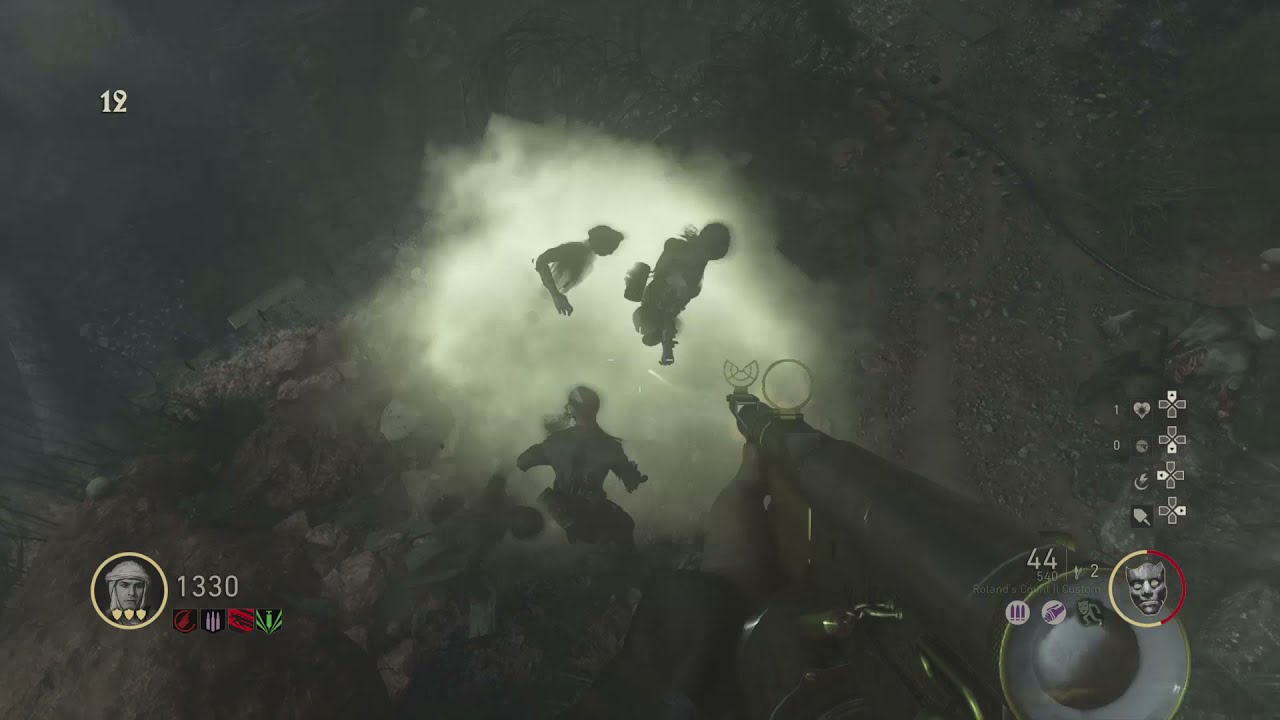 WW2 Zombies - Out of map glitch (The Darkest Shore)