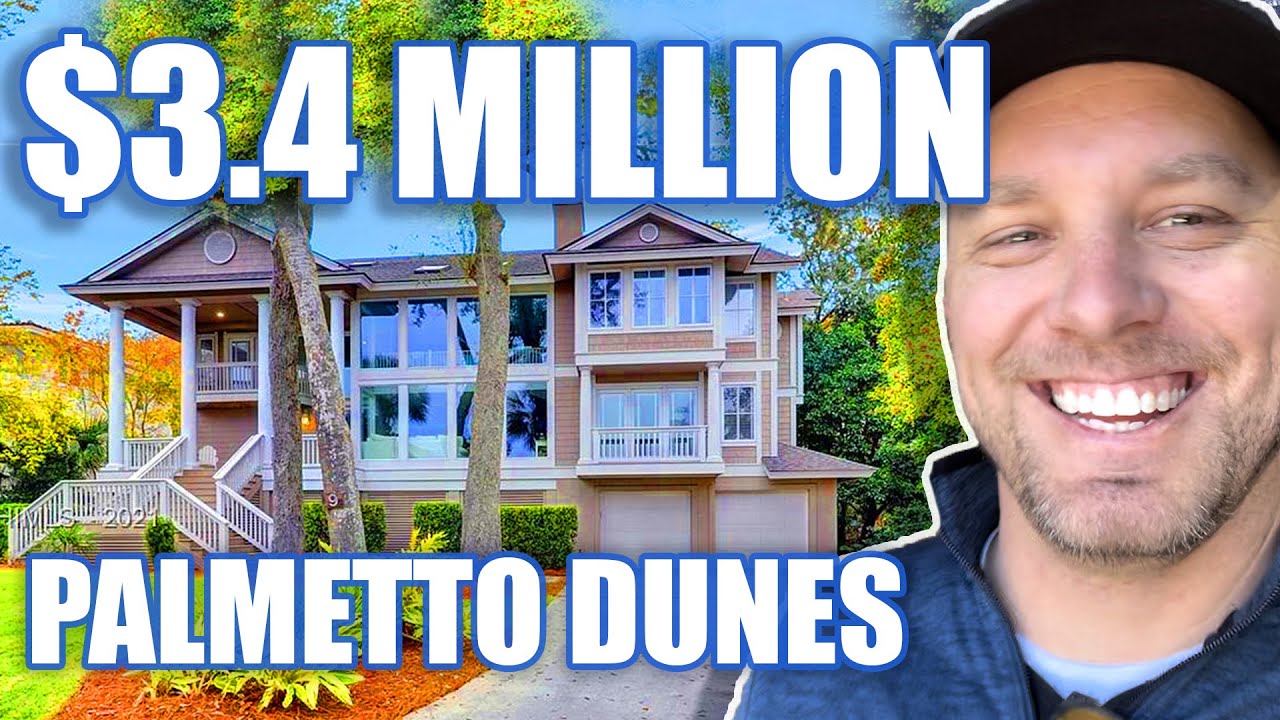$3.4 MILLION DOLLAR HOME in Palmetto Dunes on Hilton Head Island |  Living in Palmetto Dunes