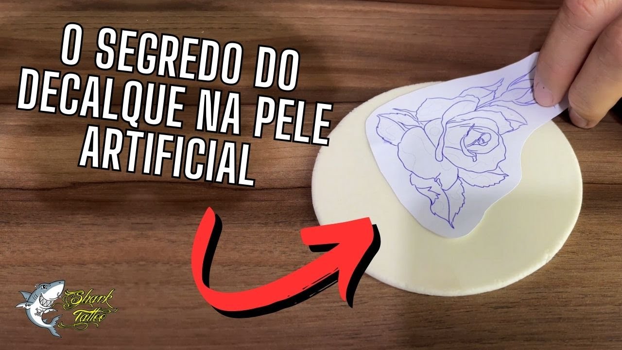 O segredo do decalque na pele artificial - Desafio de maio parte 01