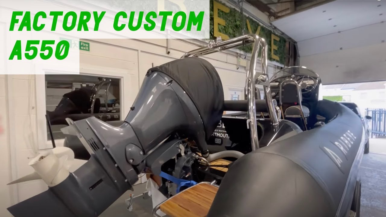 All-Black Custom A550 RIB Walkthrough with a stealth @rangerover setup