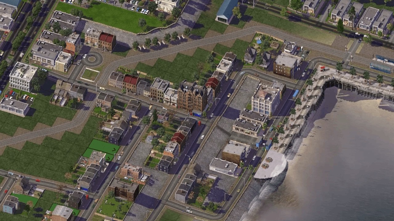 SimCity 4 Speedplay - Pt. 1: Rowhouses in a Hillside Neighborhood in District 33