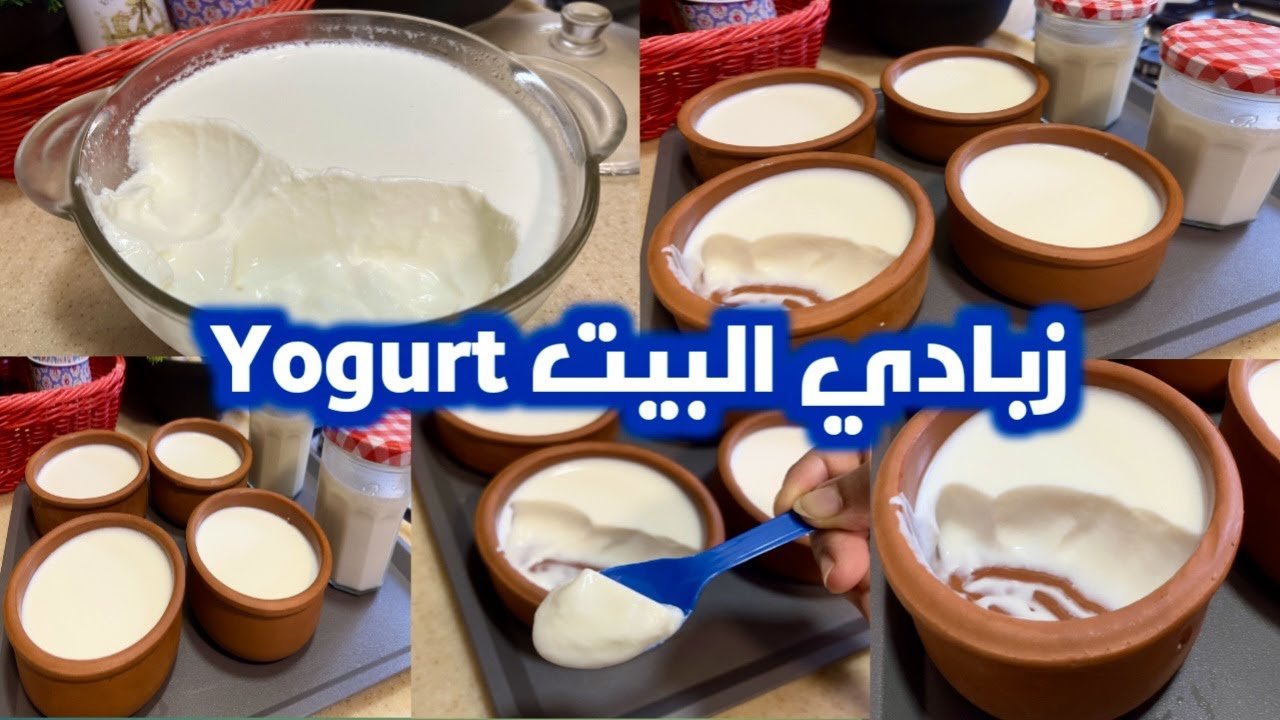 اسهل طريقة لعمل الزبادي في البيت نفس الجاهز واحسن كمان Yogurt