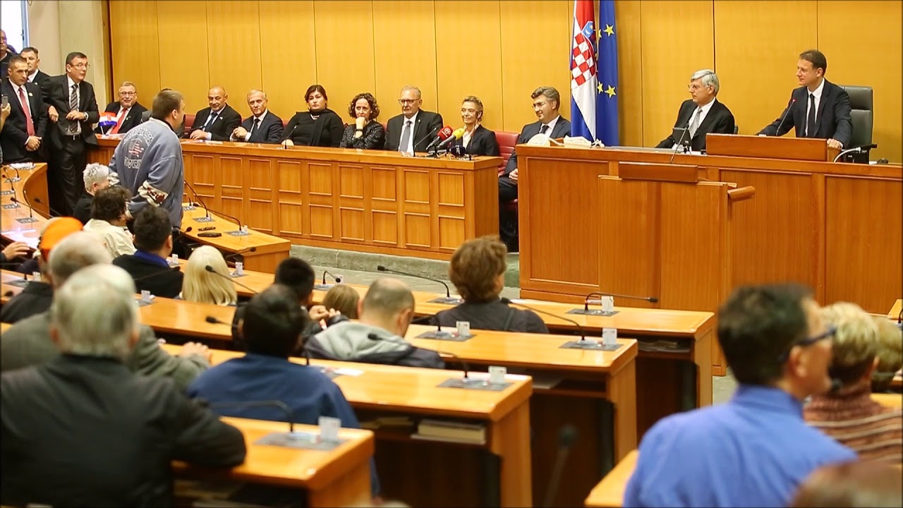 Plenković i Njonjo u Saboru