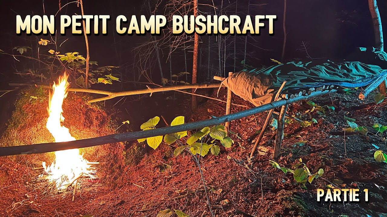 Mon petit camp bushcraft - Partie 1 - Le lit surélevé