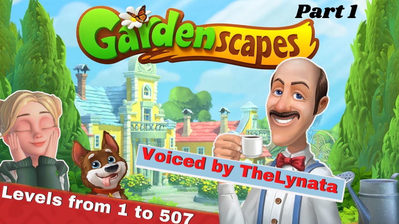 GARDENSCAPES / Level 1 to Level 507 !!! / Walkthrough Part 1