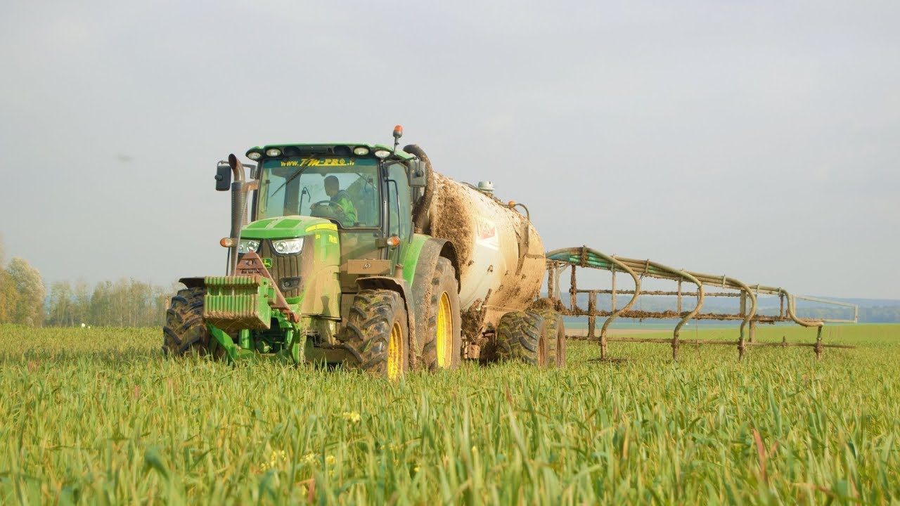 John Deere 6170 r | Epandage de Lisier 2017