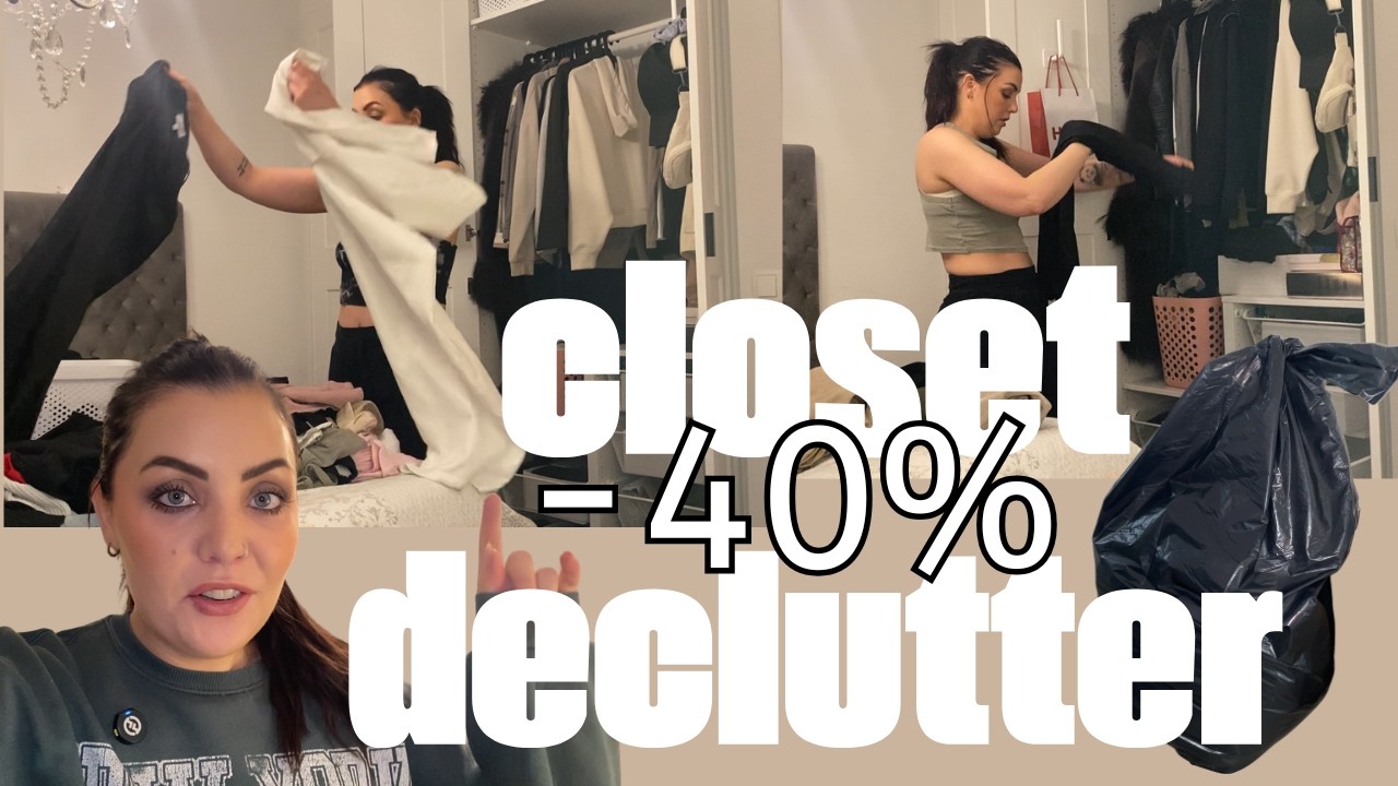 EXTREME Closet Declutter! I Got Rid of 40% Of My ENTIRE Wardrobe!