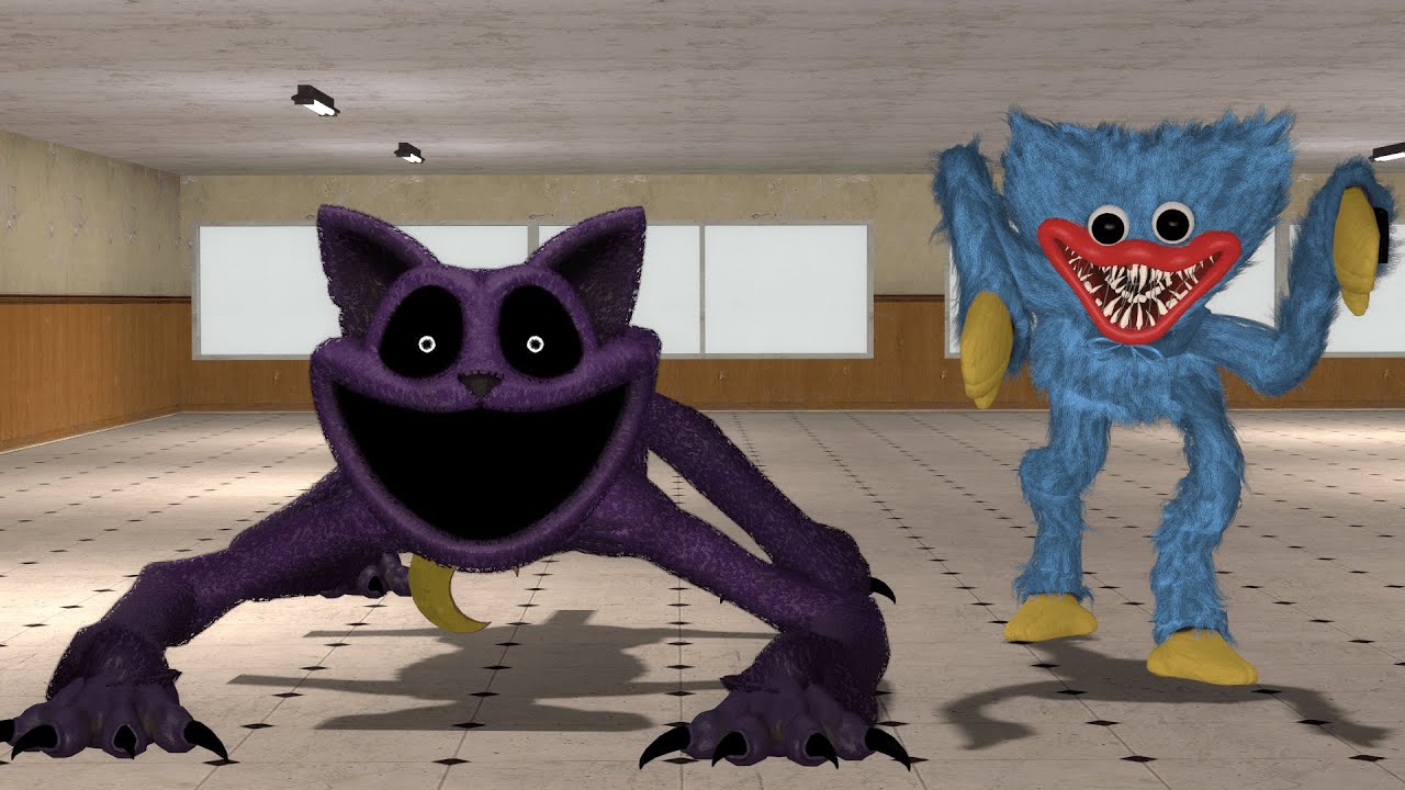 Surviving Catnap & Huggy Poppy Playtime | Garry's Mod