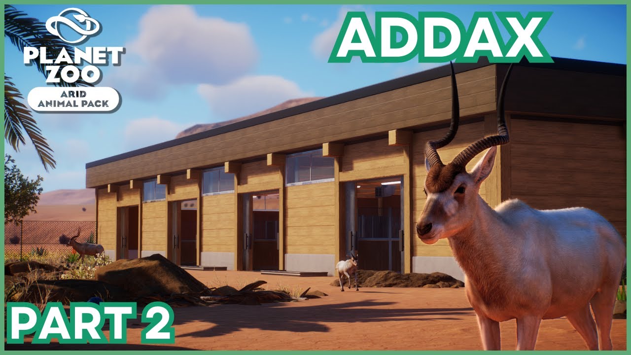 🌴Calarey Zoo | PART 2 | Addax habitat | Planet Zoo Speedbuild