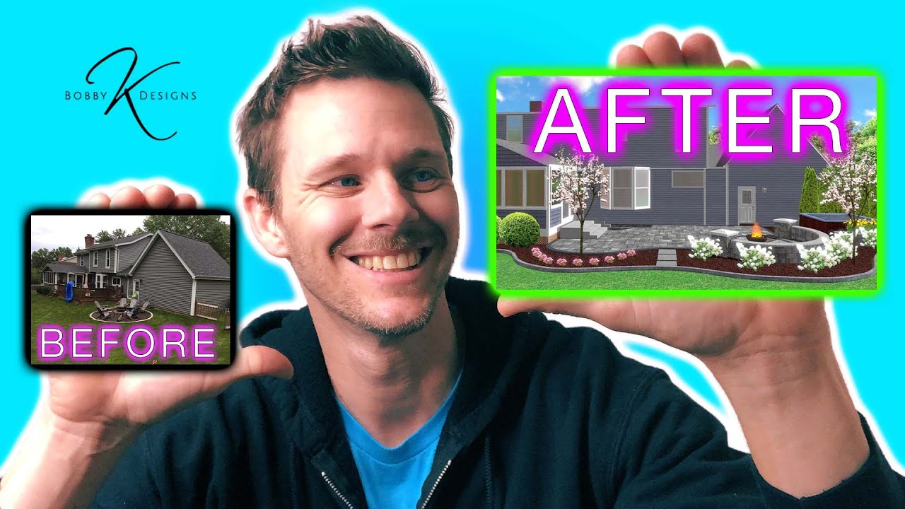 HOW TO Landscape Design a Backyard by REMOVING A NASTY DECK!