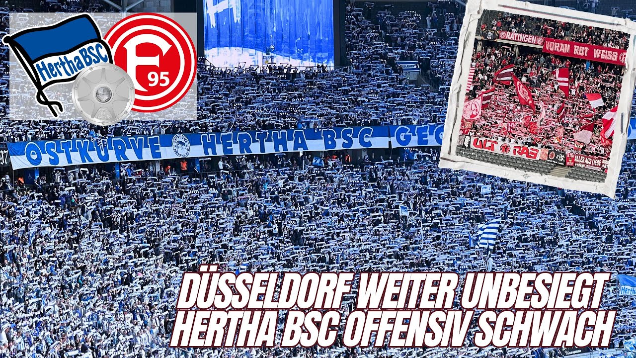 DÜSSELDORF WEITERHIN UNGESCHLAGEN! SIEG IN BERLIN! Hertha BSC vs Düsseldorf / FANPRIMUS STADIONVLOG