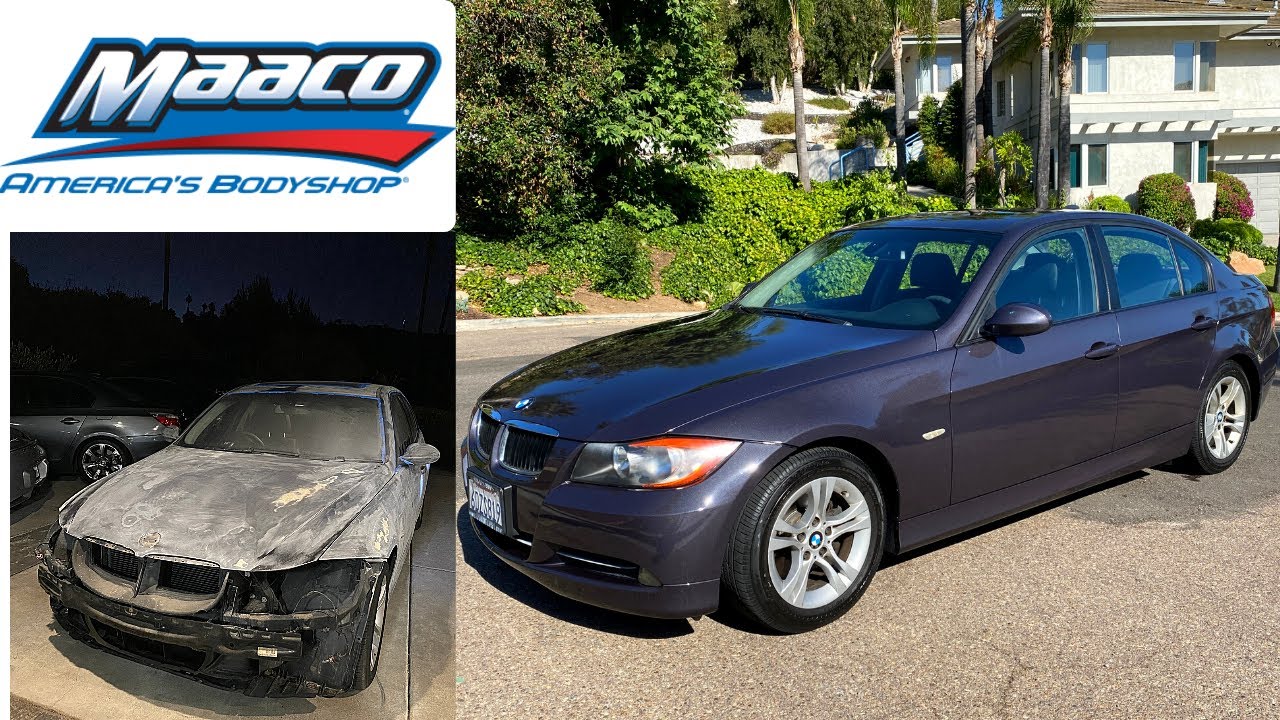 Our CHEAP E90 328i Gets a $500 MAACO PAINT JOB! | WAS IT ANY GOOD?