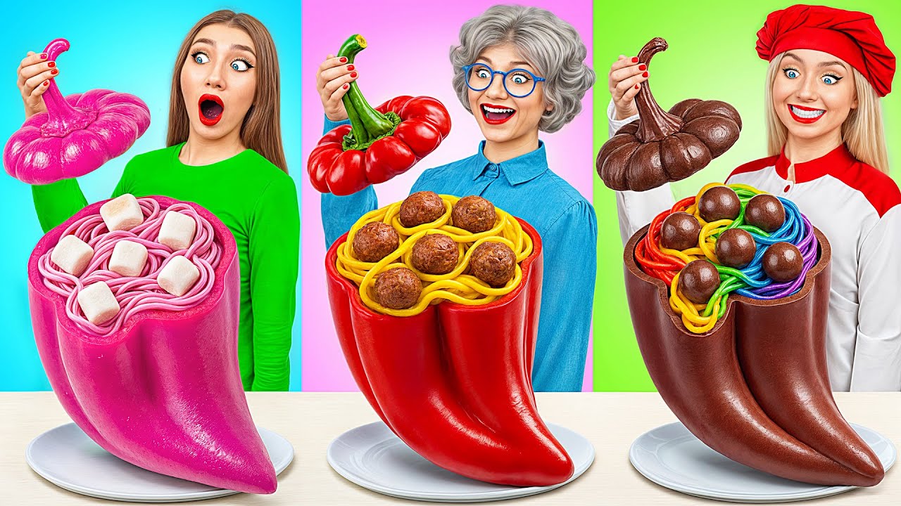 Кулинарный Челлендж: Я против Бабушки | Секреты и Гаджеты для Кухни от Candy DO