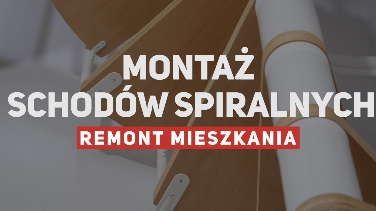 Montaż schod&oacute;w spiralnych - remont mieszkania