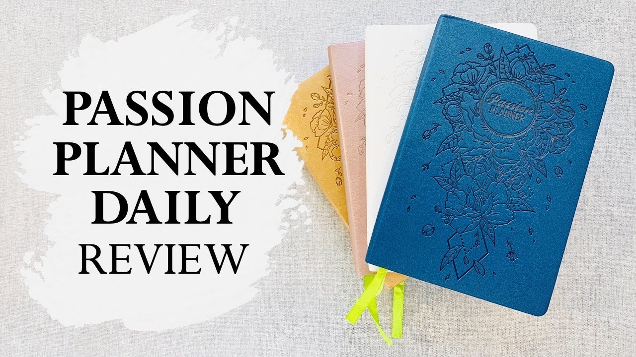 PASSION PLANNER DAILY REVIEW + $5 OFF FIRST PURCHASE