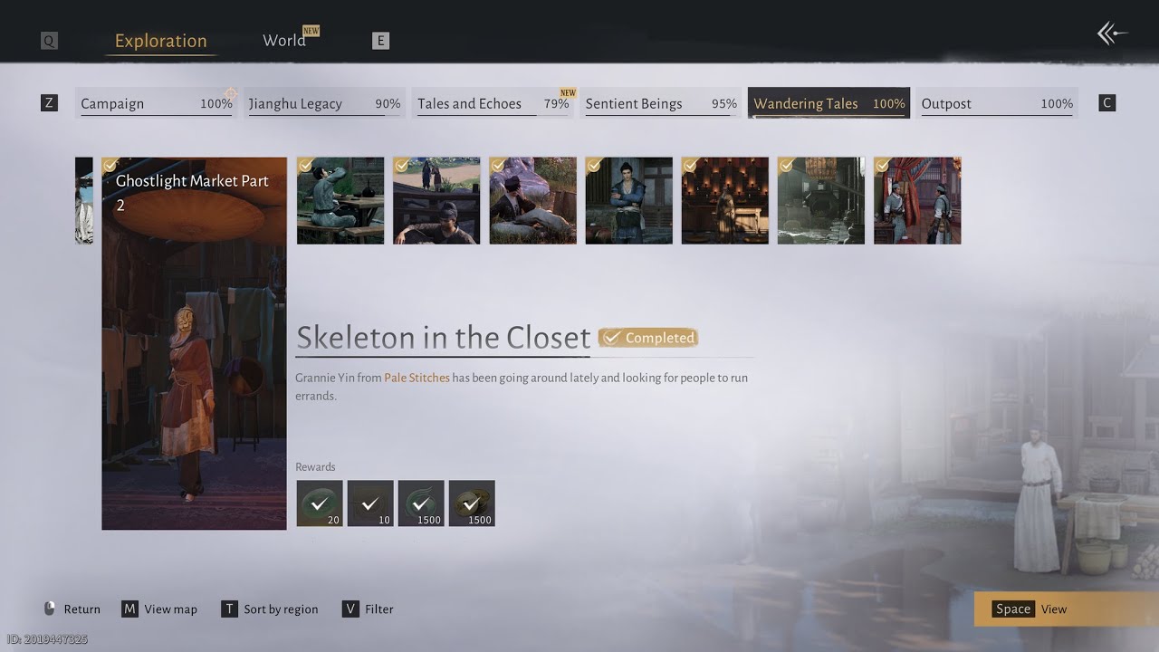 Skeleton in the Closet | Ghostight Market Part 2 | Wandering Tales | Where Winds Meet