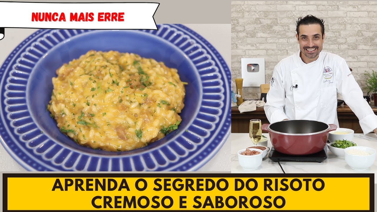 O segredo para fazer um risoto muito cremoso! RISOTTO DE LINGUIÇA COM RÚCULA