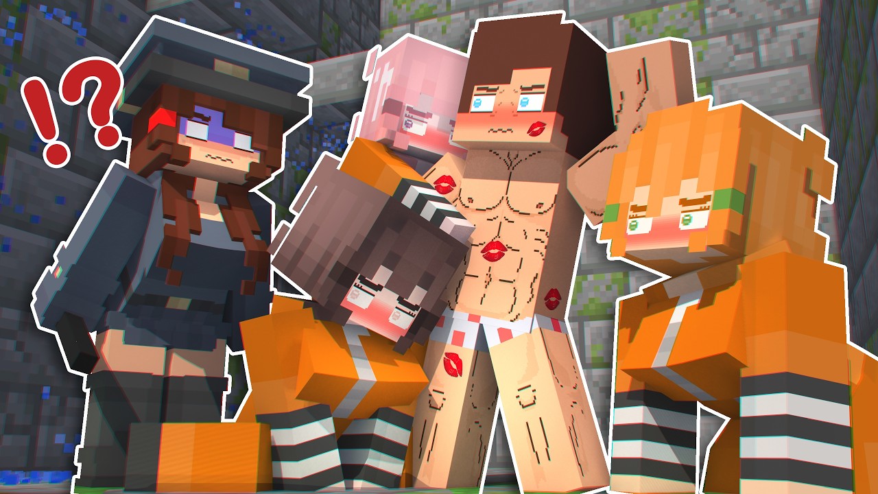 MAIZEN : JJ Became Popular in the GIRL-ONLY Prison - Minecraft Animation JJ & Mikey
