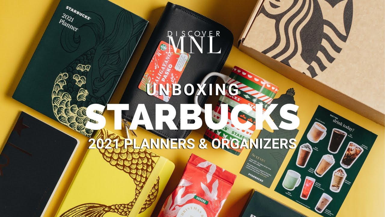 UNBOXING: The Starbucks 2021 Planner & Organizer!