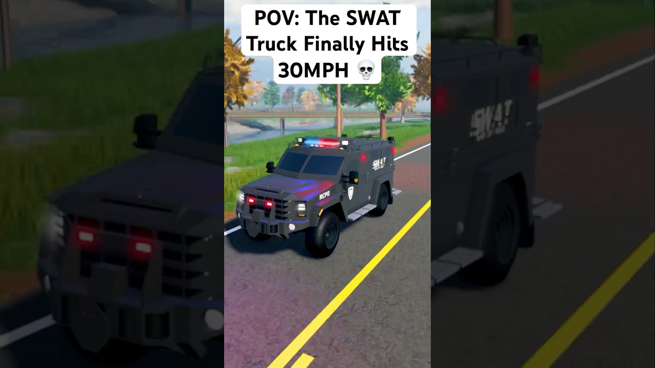 POV: The SWAT Truck Finally Hits 30MPH In ERLC