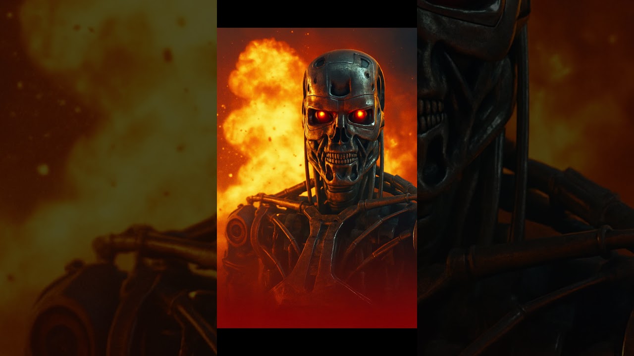 Dlaczego T 800 może przetrwać wybuch bomby #marvel #cyborg #predator#terminator #t800  #shorts