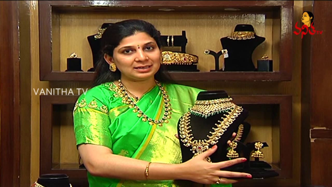 Uncut Diamond And Nakshi Work Sets | Navya -  Designer Jewellery Collection | Vanitha TV