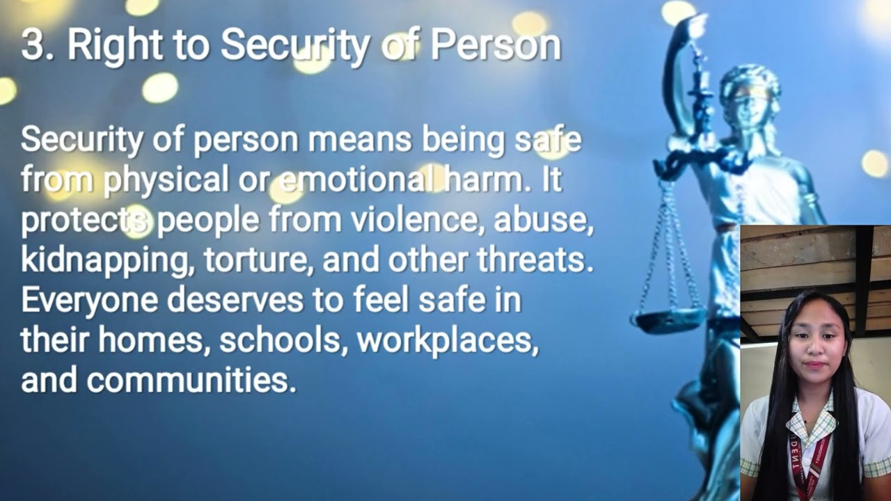 UNIVERSAL DECLARATION OF HUMAN RIGHTS. ARTICLE 3: THE RIGHT TO LIFE, LIBERTY AND SECURITY.